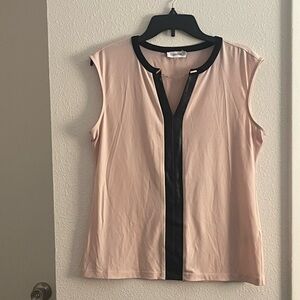 Black and Cream Blouse